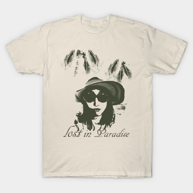 Girl, Lost in paradise T-Shirt by LND4design